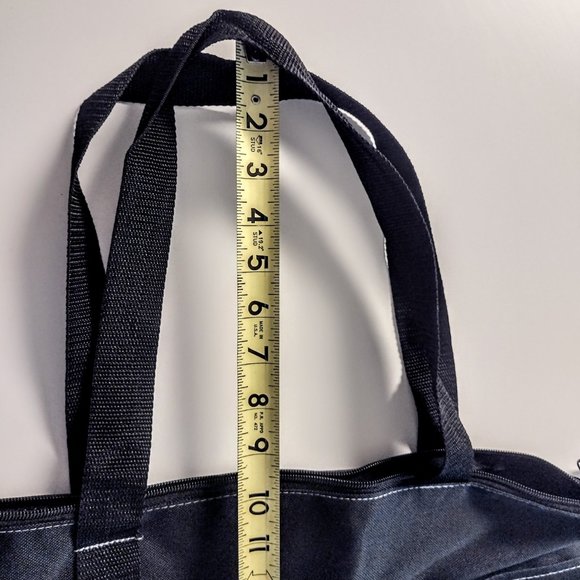 MATCO TOOLS ~ Collector Tote, Black Canvas, Zipper, 5 Pockets, Dbl Straps, NEW! - Picture 9 of 9